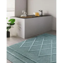 Tappeto Taftato A Mano Da Interno-Esterno Con Motivo A Rilievo Bonte