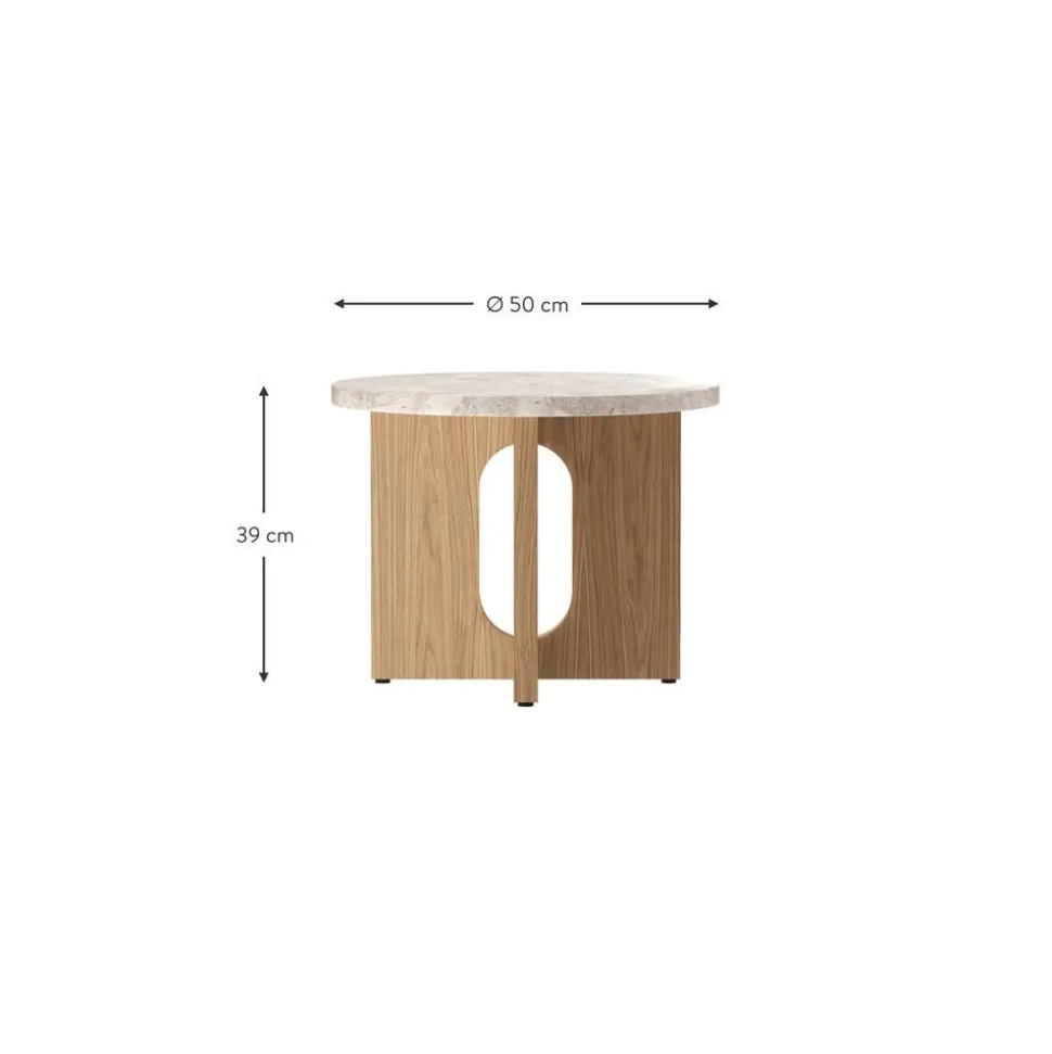 Tavolino Con Piano In Pietra Arenaria Ibiza