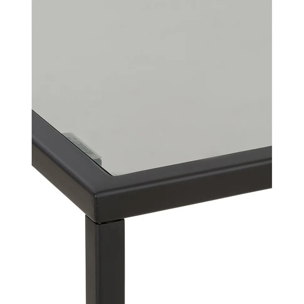 Tavolino Con Piano In Vetro Maya