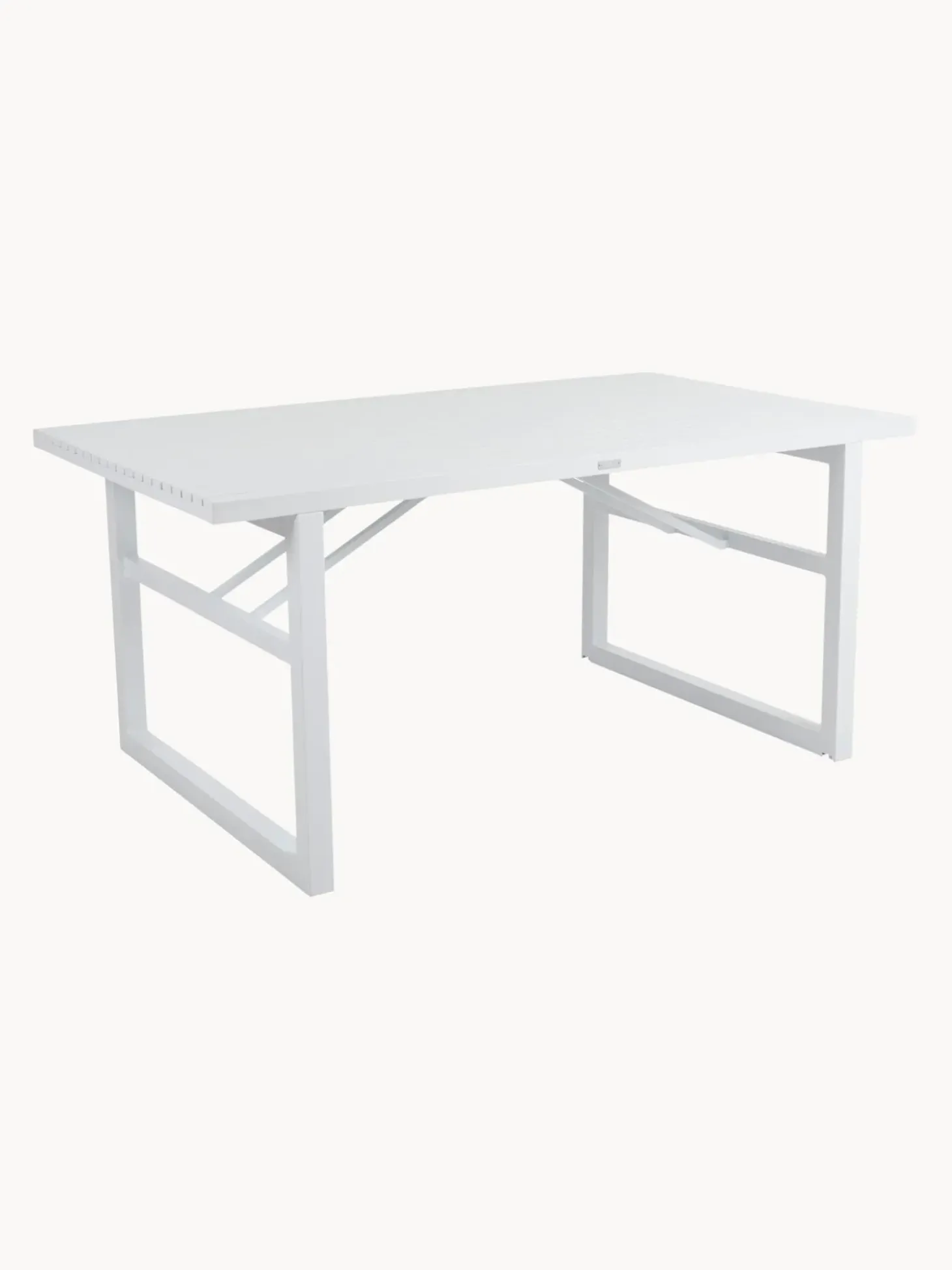 Tavolino Da Giardino Bianco Vevi, 160 X 90 Cm