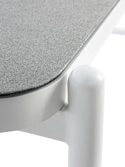 Tavolino Da Giardino Con Piano In Vetro Florencia