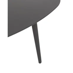 Tavolino Da Giardino Ovale Color Antracite Ridley