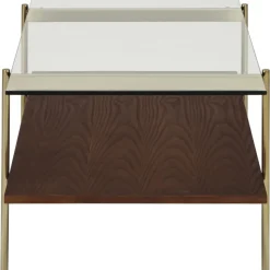 Tavolino Da Salotto Con Piano In Vetro Valentina