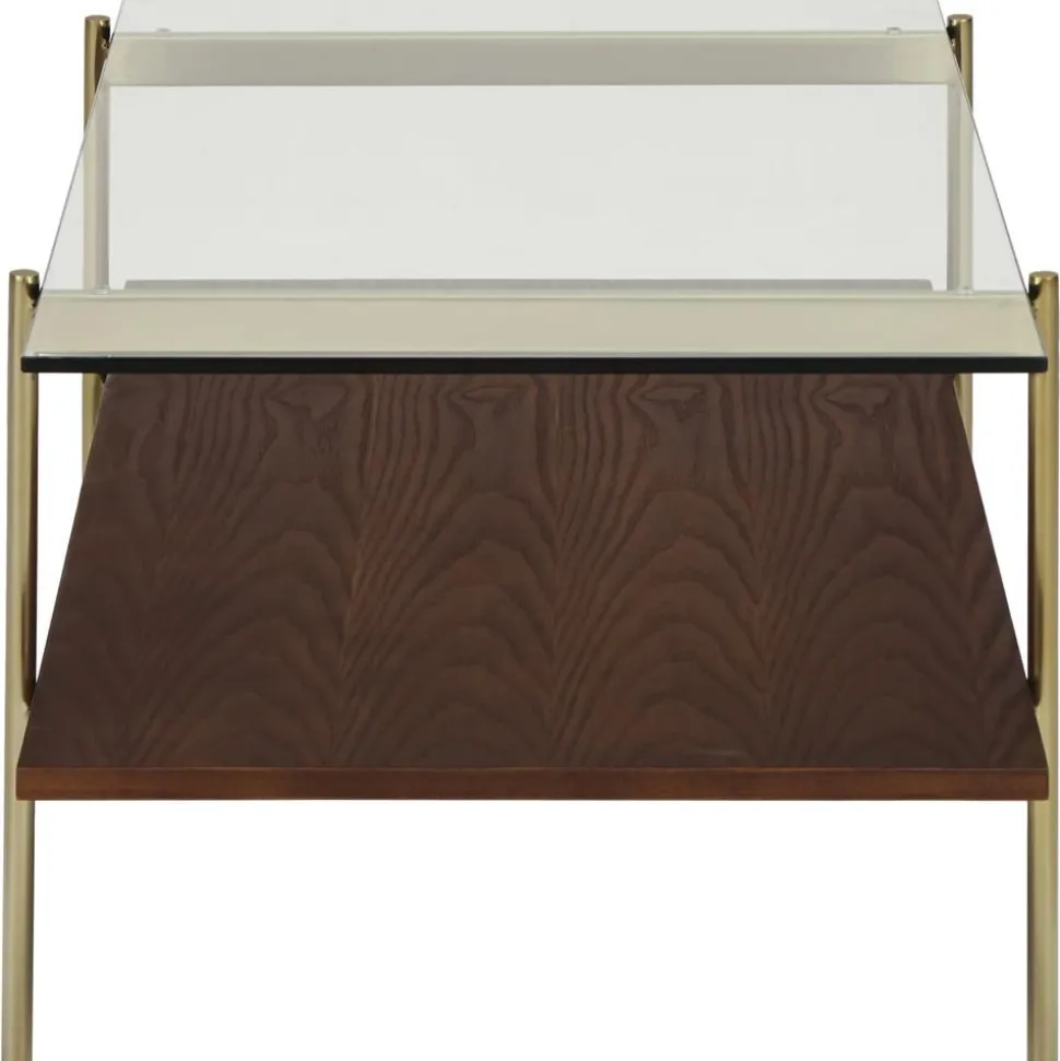 Tavolino Da Salotto Con Piano In Vetro Valentina