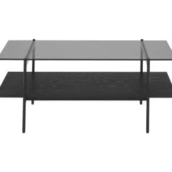 Tavolino Da Salotto Con Piano In Vetro Valentina