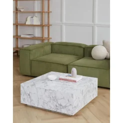 Tavolino Da Salotto Effetto Marmo Lesley