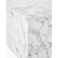 Tavolino Da Salotto Effetto Marmo Lesley