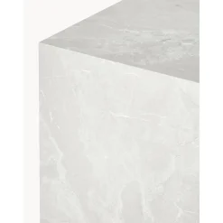 Tavolino Da Salotto Effetto Travertino Lesley