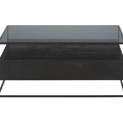 Tavolino Da Salotto In Legno Con Cassetti Theodor