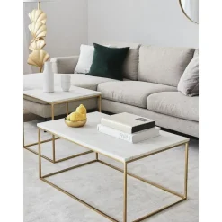 Tavolino Da Salotto In Marmo Alys