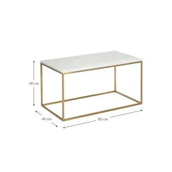 Tavolino Da Salotto In Marmo Alys