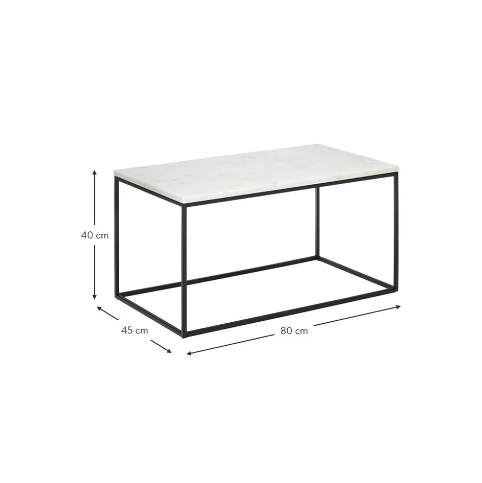 Tavolino Da Salotto In Marmo Alys