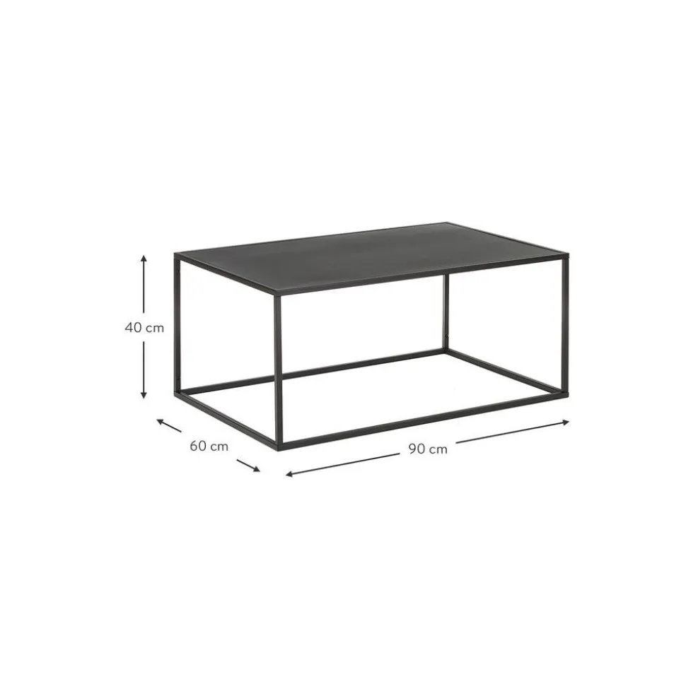 Tavolino Da Salotto In Metallo Neptun