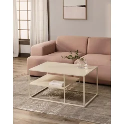 Tavolino Da Salotto In Metallo Neptun