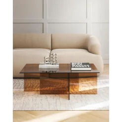 Tavolino Da Salotto In Vetro Anouk