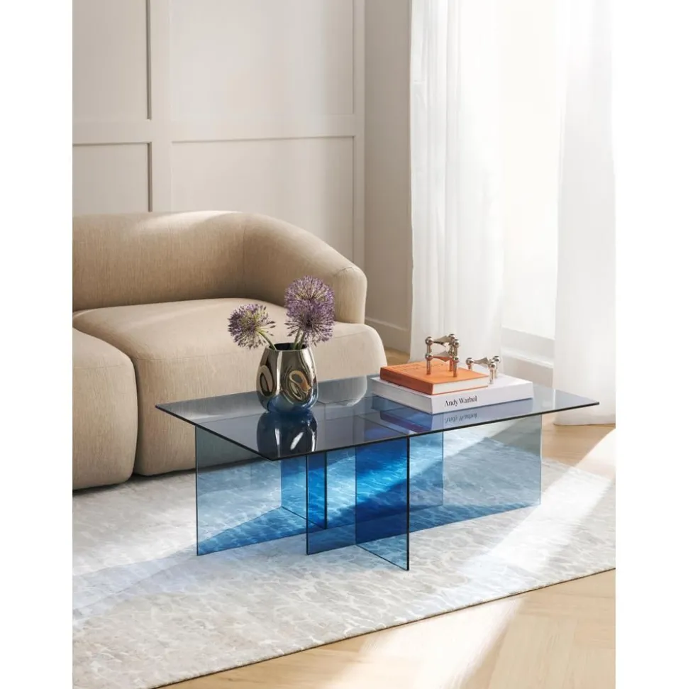 Tavolino Da Salotto In Vetro Anouk