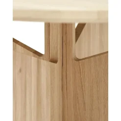 Tavolino Da Salotto Rotondo In Legno Di Quercia Future