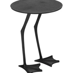 Tavolino Decorativo In Metallo Duck