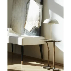 Tavolino Decorativo In Metallo Duck