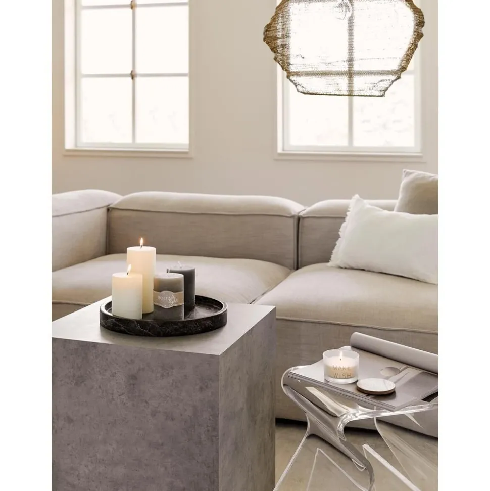 Tavolino Effetto Cemento Lesley