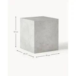 Tavolino Effetto Cemento Lesley