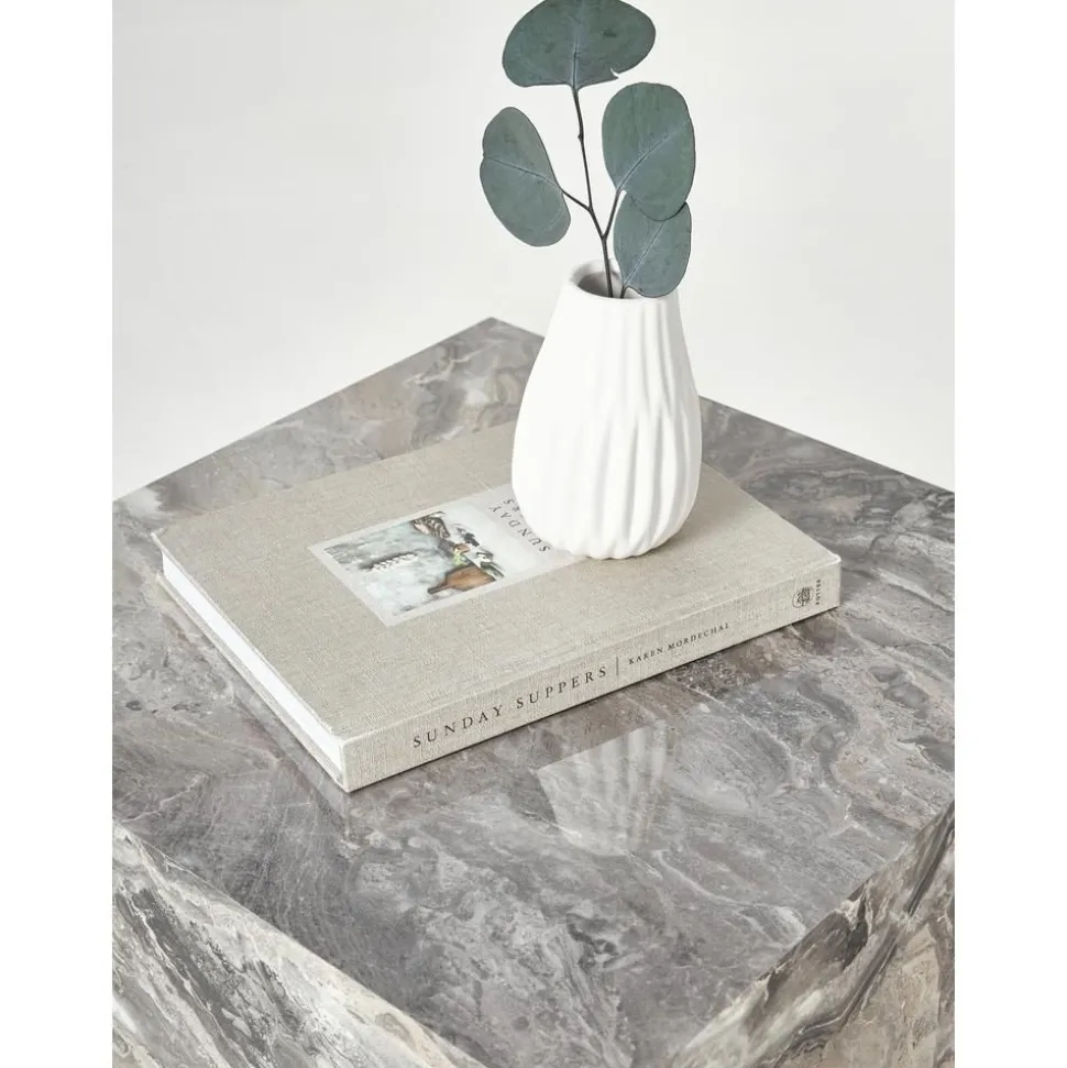 Tavolino Effetto Marmo Lesley