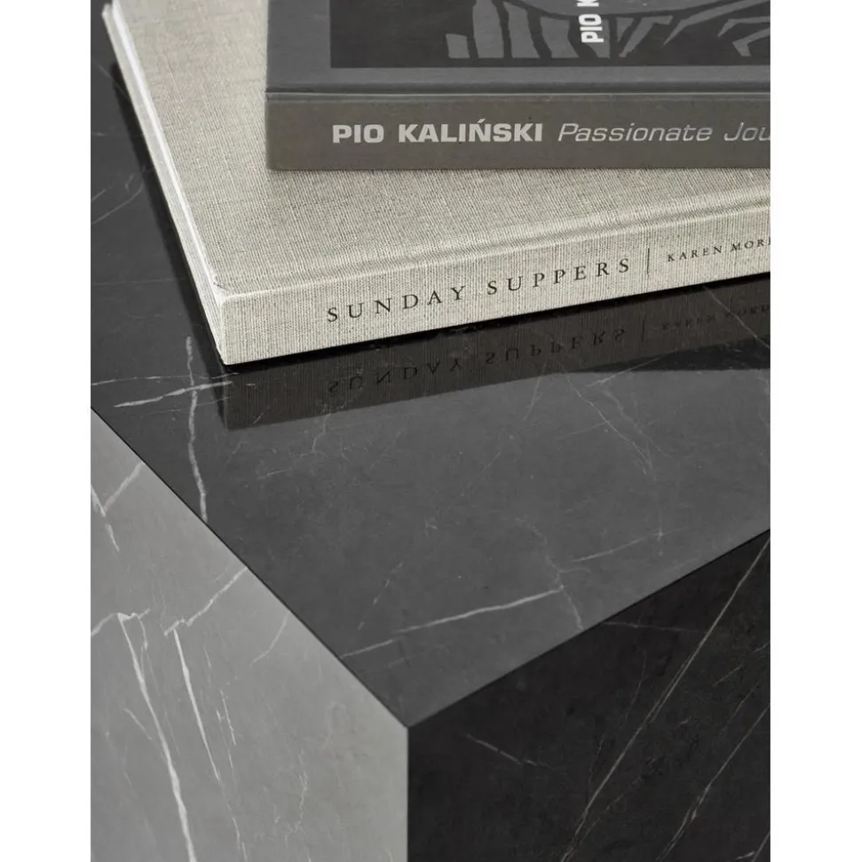 Tavolino Effetto Marmo Lesley