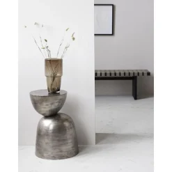 Tavolino In Alluminio Heena