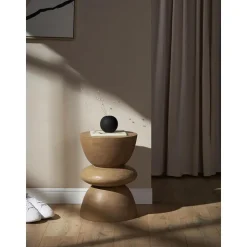 Tavolino In Legno Di Mango Benno