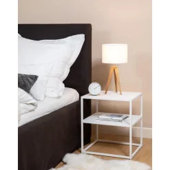 Tavolino In Metallo Con Ripiano Neptun