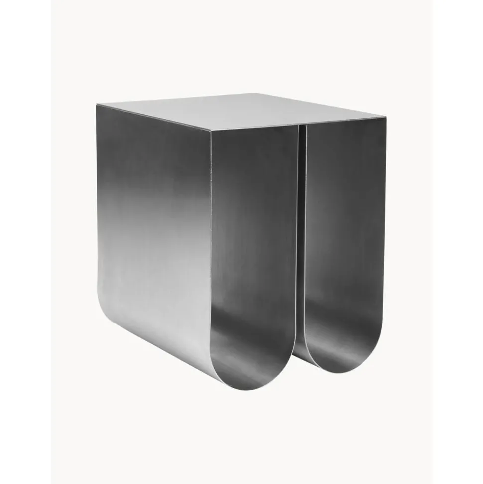 Tavolino In Metallo Curved