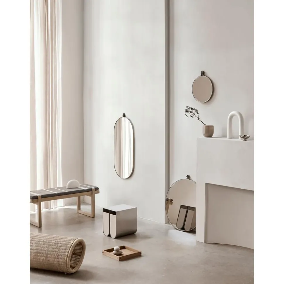 Tavolino In Metallo Curved