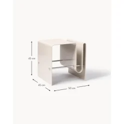 Tavolino Moderno In Metallo Julia