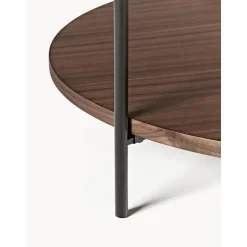 Tavolino Rotondo Da Salotto In Legno Renee