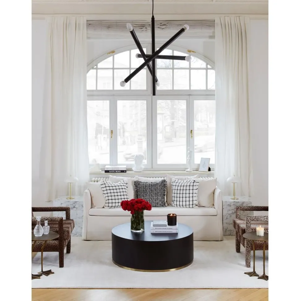 Tavolino Rotondo Da Salotto Xl Clarice