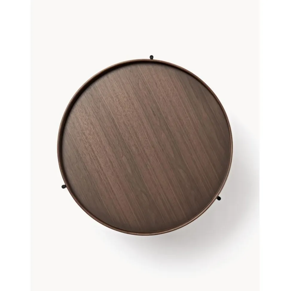 Tavolino Rotondo Da Salotto In Legno Renee