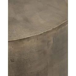 Tavolino Rotondo Da Salotto Con Finitura Anticata Rota