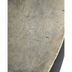 Tavolino Rotondo Da Salotto Con Finitura Anticata Rota