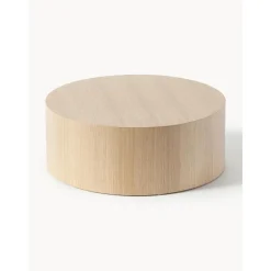 Tavolino Rotondo Da Salotto In Legno Dan