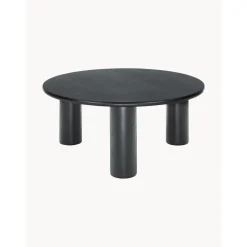 Tavolino Rotondo Da Salotto In Legno Di Quercia Didi