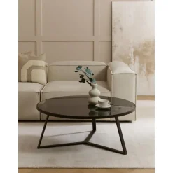 Tavolino Rotondo Da Salotto Fortunata