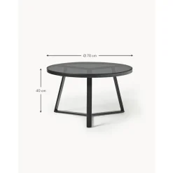 Tavolino Rotondo Da Salotto Fortunata