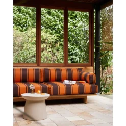 Tavolino Rotondo In Gres Terraglia