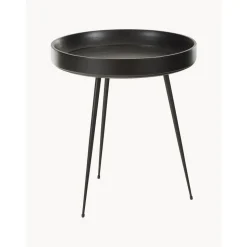 Tavolino Rotondo In Legno Di Mango Bowl