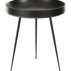 Tavolino Rotondo In Legno Di Mango Bowl