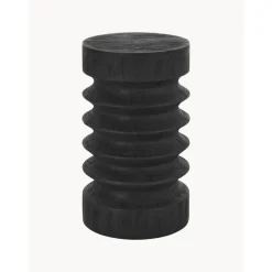 Tavolino Rotondo In Legno Di Mango Ringo