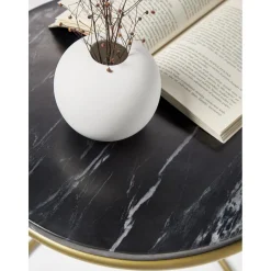 Tavolino Rotondo In Marmo Ella