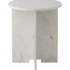 Tavolino Rotondo In Marmo Jasmina