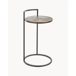 Tavolino Rotondo In Metallo Circle