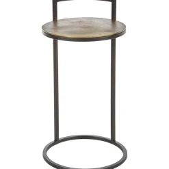 Tavolino Rotondo In Metallo Circle